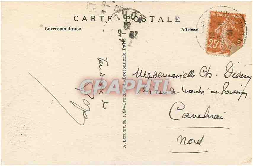 CPA Versailles Le Palais du Grand Trianon  — Verso