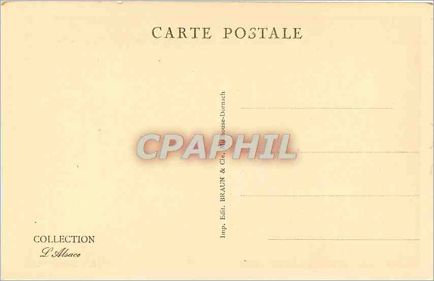 CPA Strasbourg La Cathedrale Le Tentateur  — Rückseite