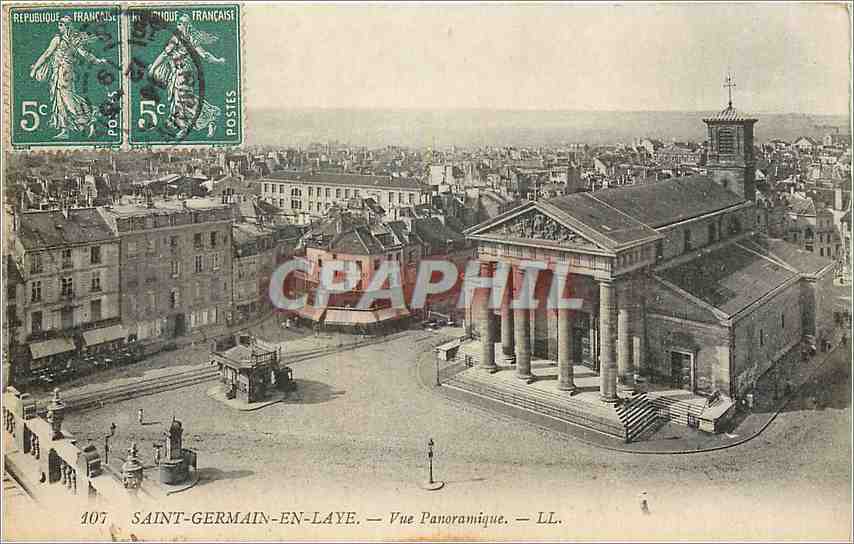 CPA Saint Germain en Laye Vue Panoramique 