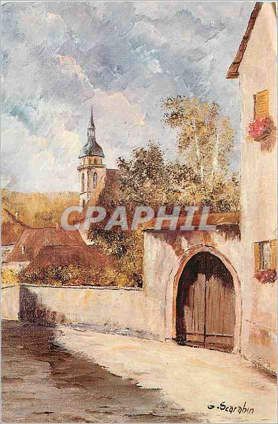 CPA Ruelle d'Andlau Eglise Saints Pierre et Paul G Scarabin 