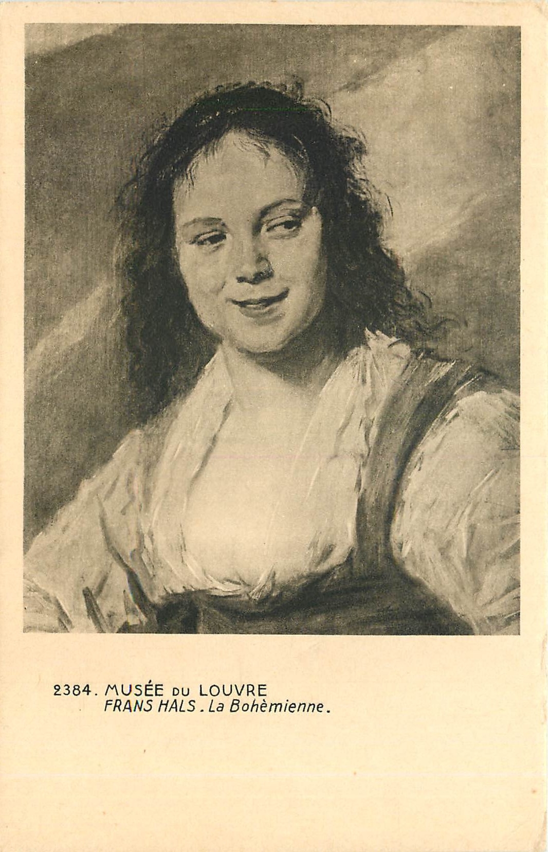 CPA Musee du Louvre Frans Hals La Bohemienne 