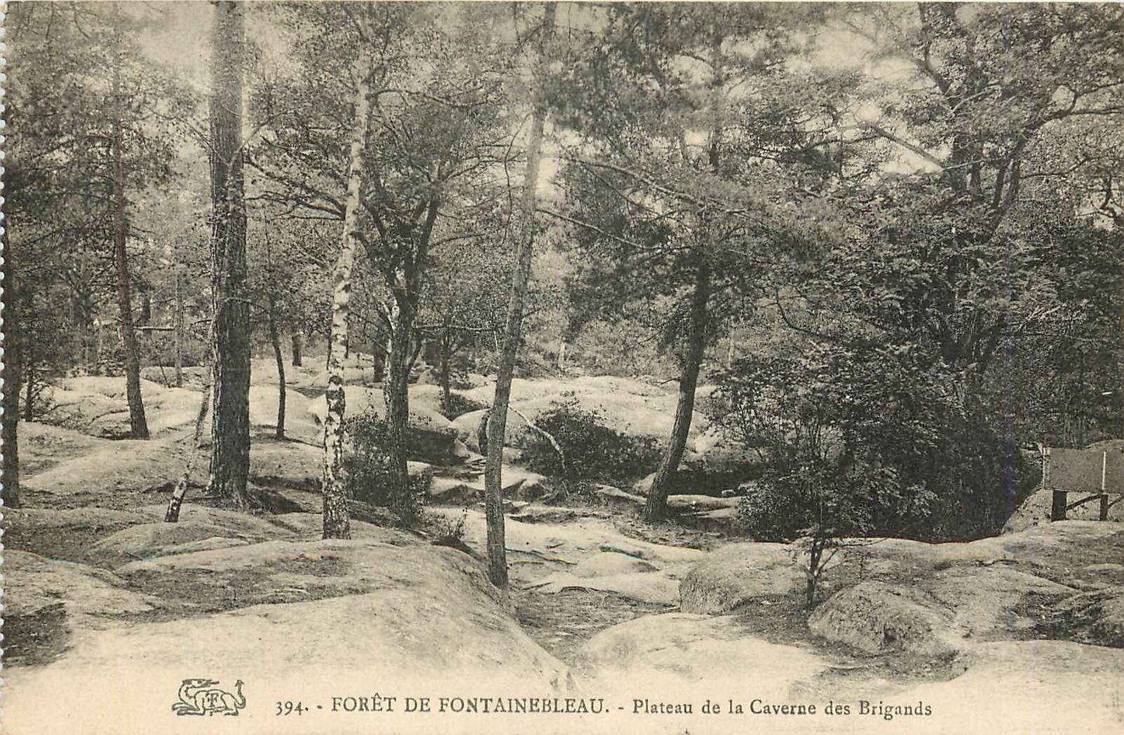 Foresta di Fontainebleau — Pianoro della Grotta dei Briganti — Serie 394