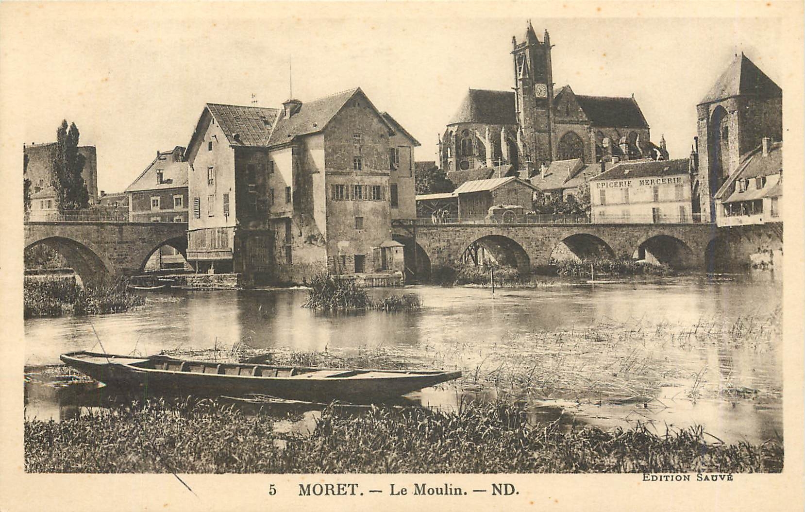 CPA Moret Le Moulin 