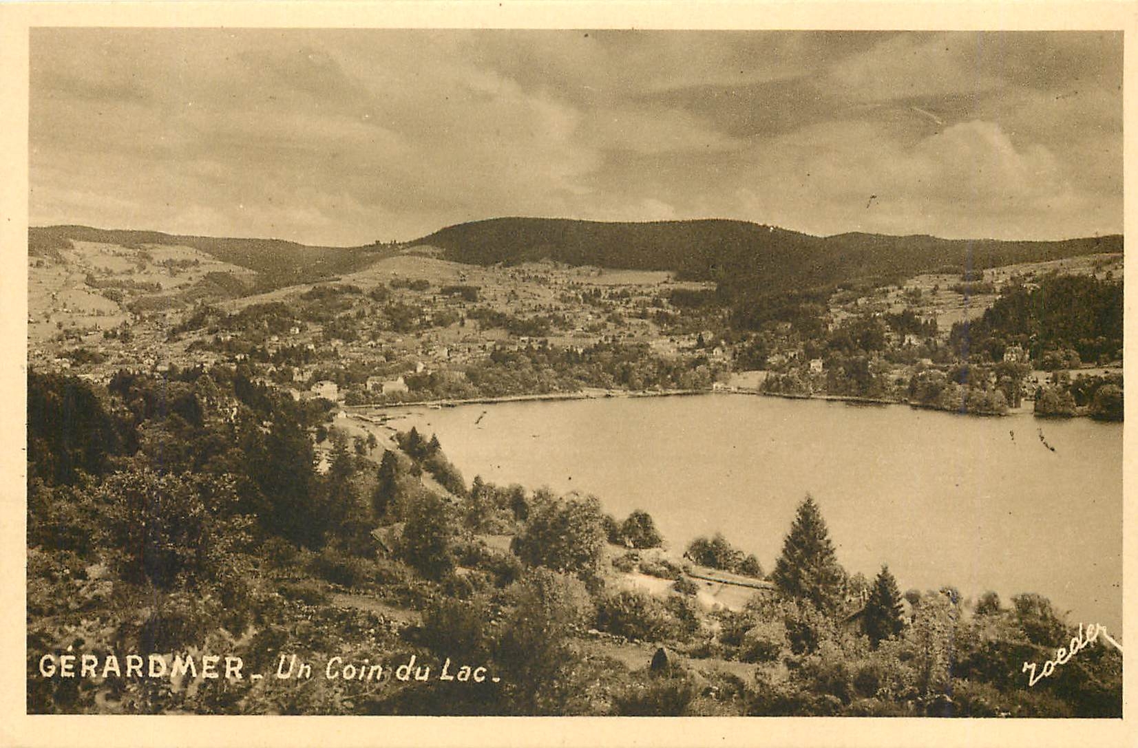 CPA Gerardmer Un Coin du Lac 
