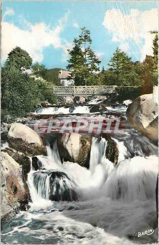 CPA Gerardmer Station Climatique Le Saut des Cuves et le Pont d'Amour 
