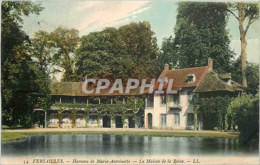 CPA Versailles Hameau de Marie Antoinette La Maison de la Reine 