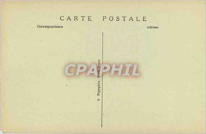 CPA Paris Notre Dame Pentures du Portail Sainte Anne  — Verso