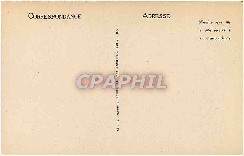 CPA Paris Notre Dame Tympan du Portail lateral Sud  — Rückseite