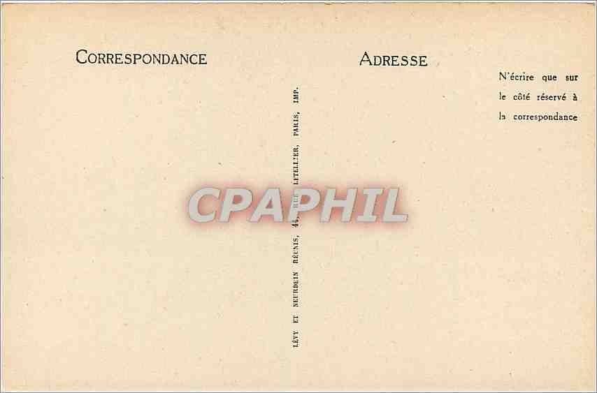 CPA Paris Notre Dame Facade Tympan du Portail de gauche  — Rückseite