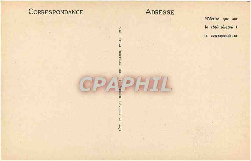 CPA Paris Notre Dame Tympan du Portail lateral nord  — Verso