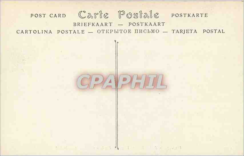 CPA Paris Notre Dame Facade Portail central Bas Relief  — Verso