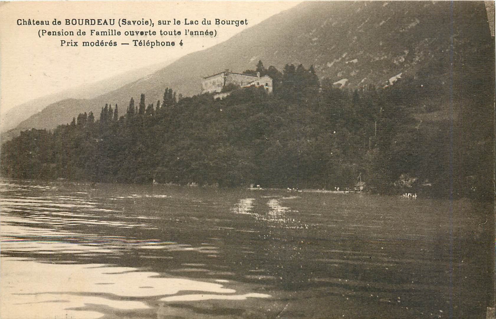 CPA Chateau de Bordeau Savoie sur le Lac du Bourget 