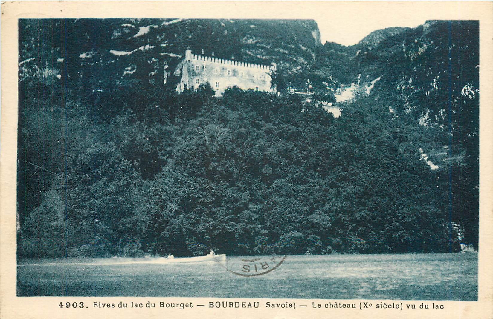 CPA Rives du Lac du Bourget Bordeau Savoie 