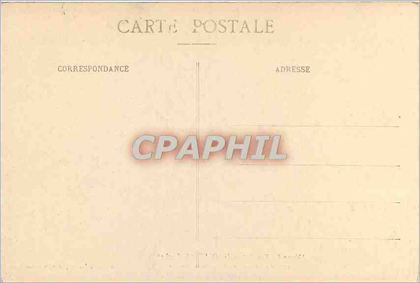 CPA Abbaye de Benedictins de Solesmes Sarthe Le Refectoire Cote de la Fresque  — Rückseite
