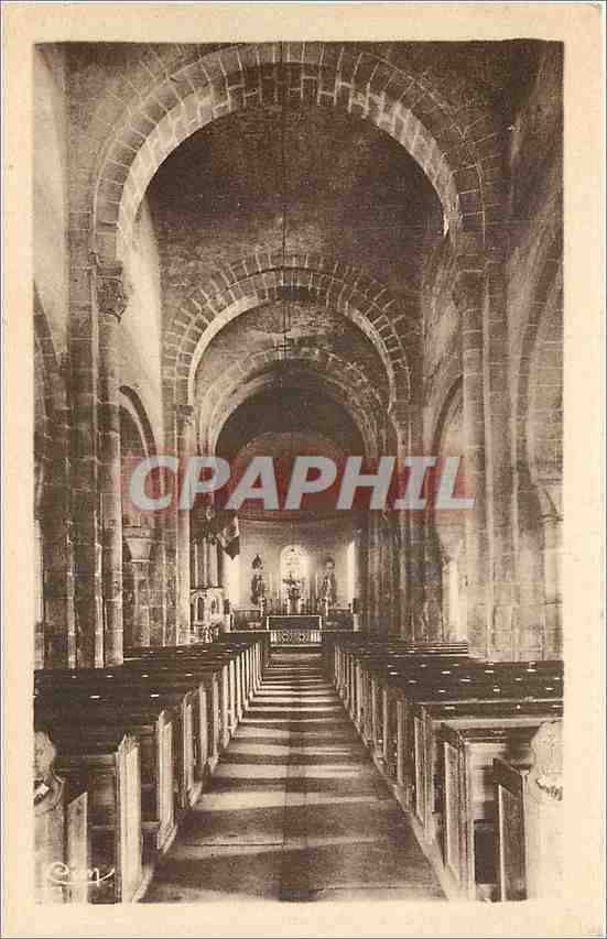 CPA Mont Saint Vincent S et L Interieur de l'Eglise 