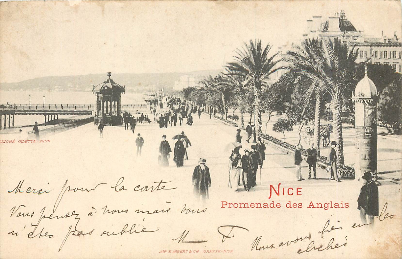 CPA Nice Promenade des Anglais 