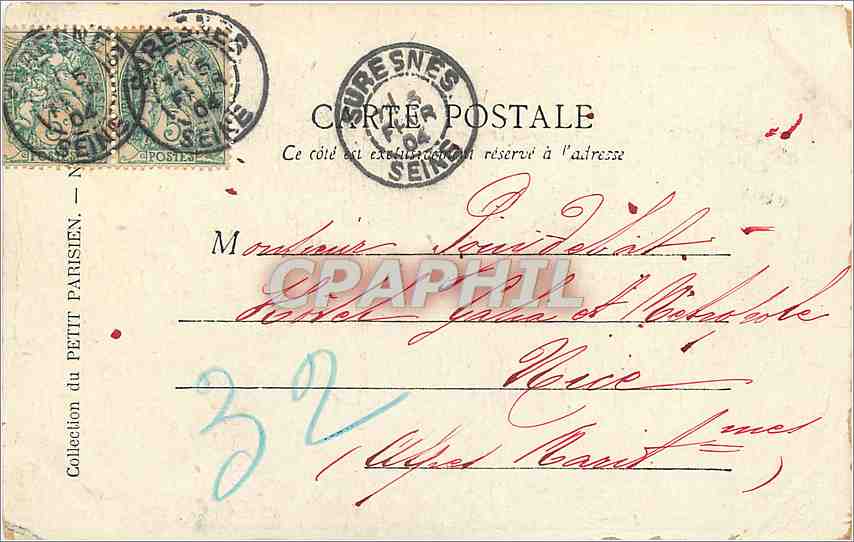CPA Paris Le Monument d'Etienne Dolet  — Rückseite