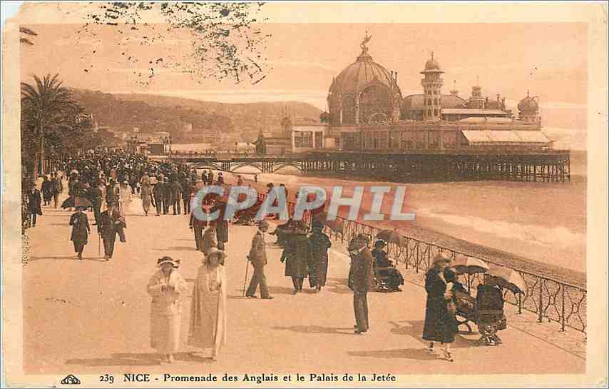 CPA Nice Promenade des Anglais et le Palais de la Jetee 