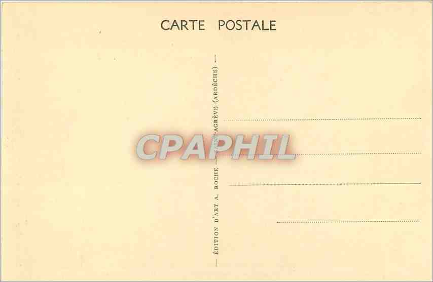 CPA Le Doux et Plage de Retourdour pres de Lamatre Ardeche  — Rückseite