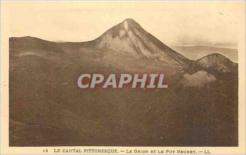 Le Cantal pittoresque — Le Grion et le Puy Brunet — LL