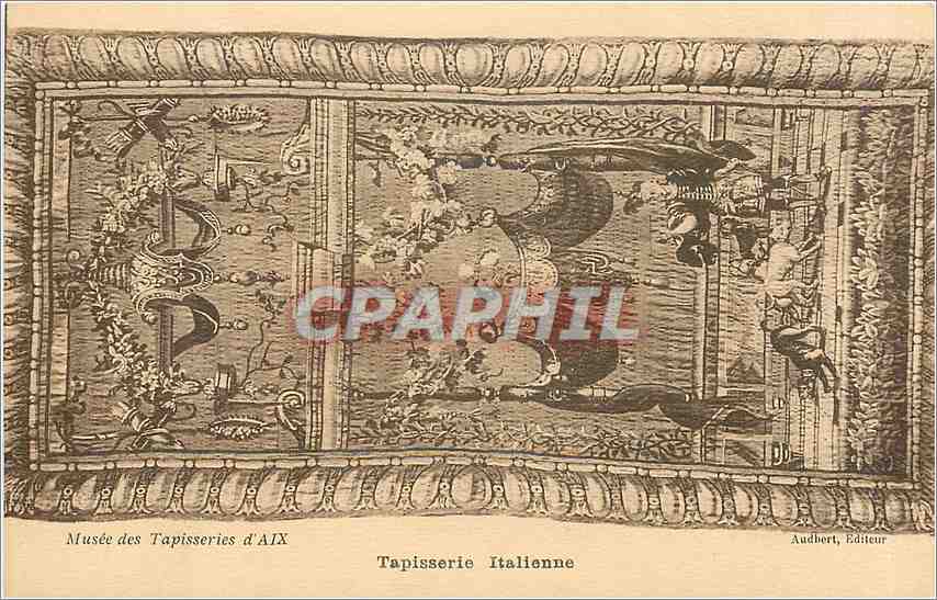 CPA Musee des Tappiseries d'Aix Tapisserie Italienne 