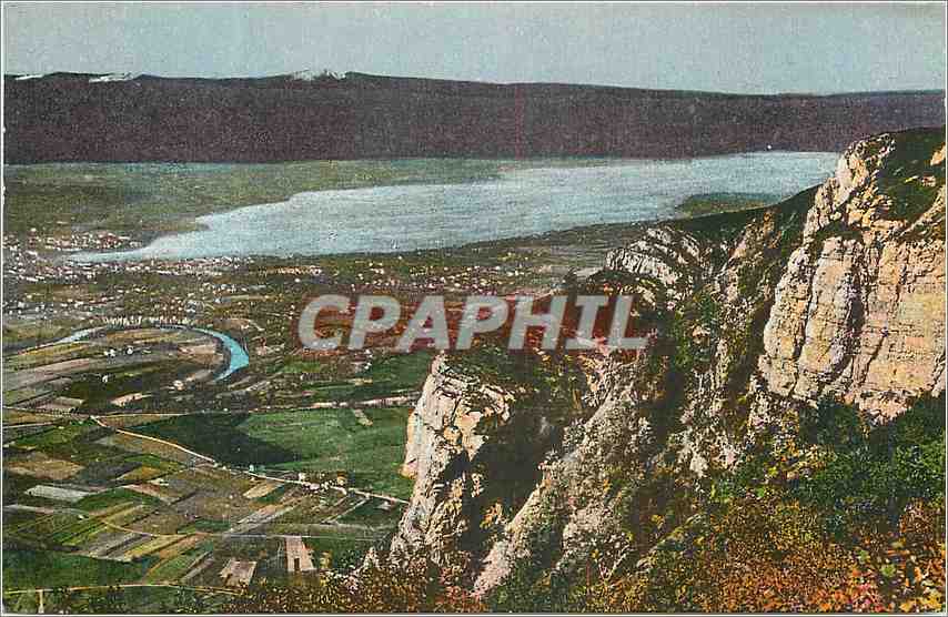 CPA Geneve et le Lac Leman vus du Saleve 