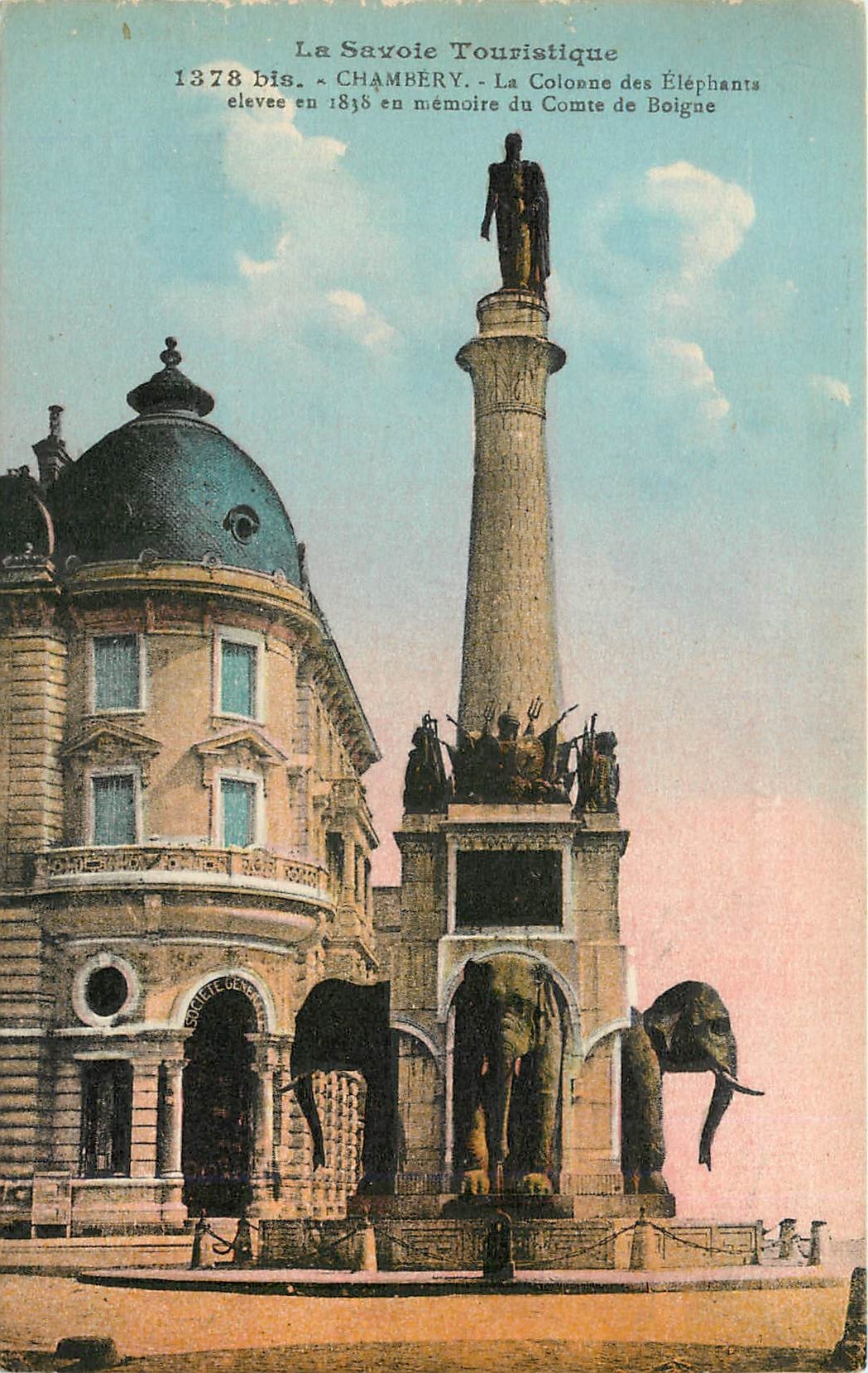 CPA Chambery La Colonne des Elephants 
