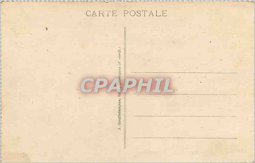 CPA Le Mont Dore Vue generale prise du Roc de Cuzeau  — Rückseite