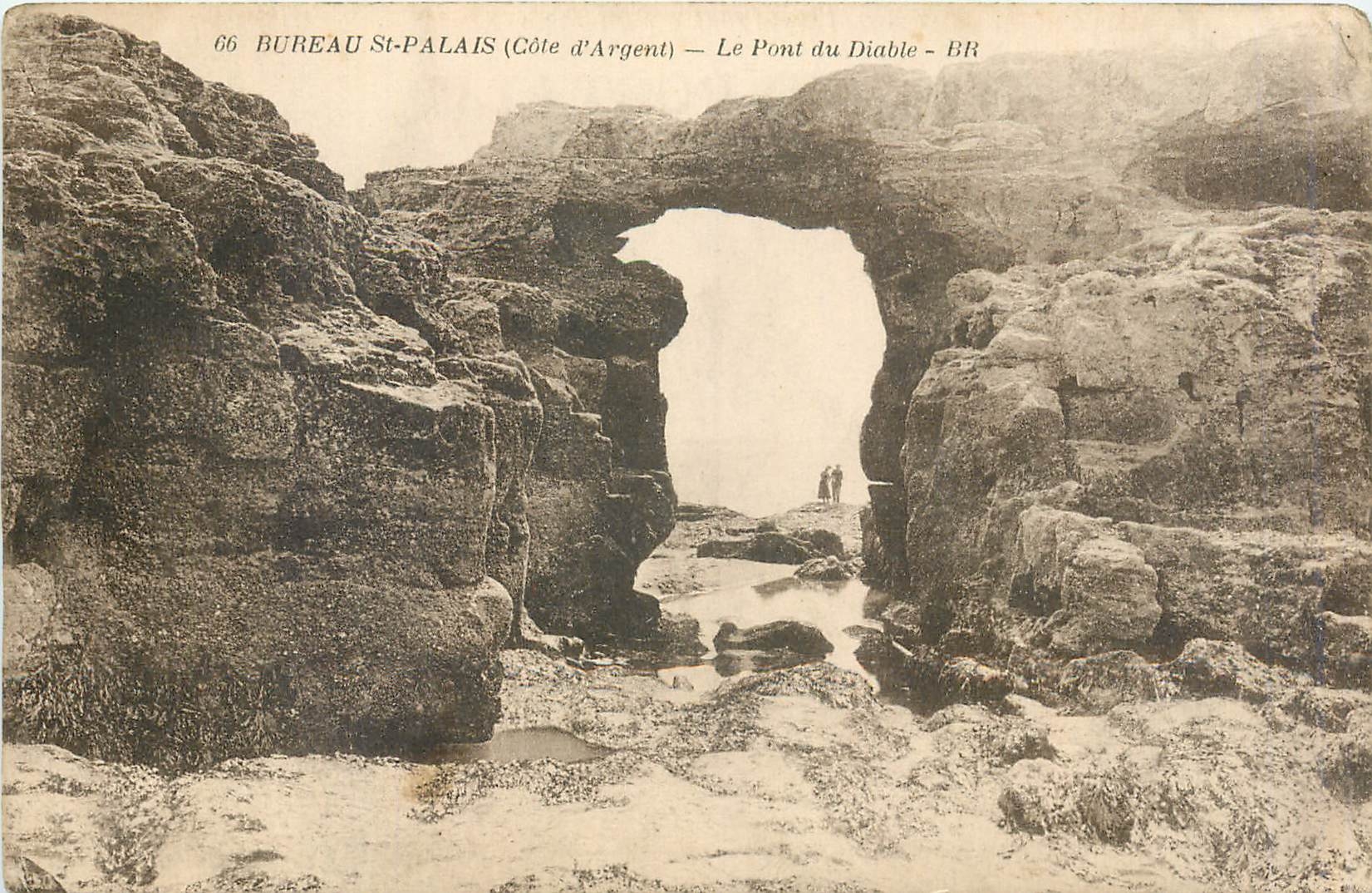 CPA Bureau St Palais Cote d'Argent Le Pont du Diable 