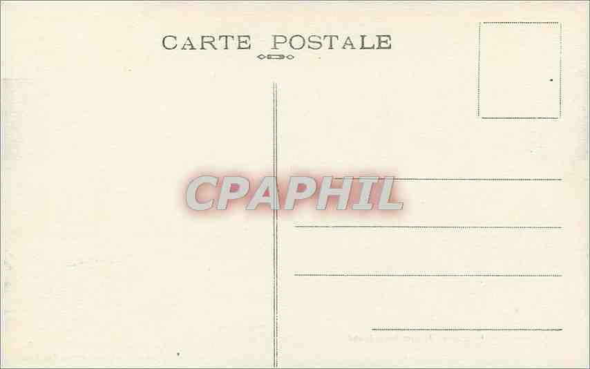 CPA La Vie au Camp de Chalons Militaria — Back