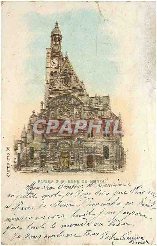 CPA Paris St Etienne du Mont 