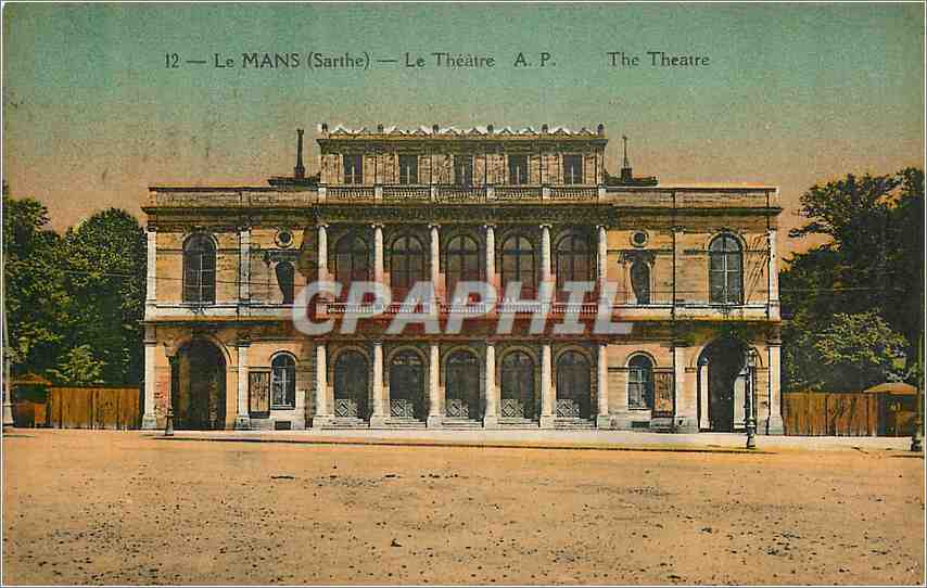 CPA Le Mans Sarthe Le Theatre 