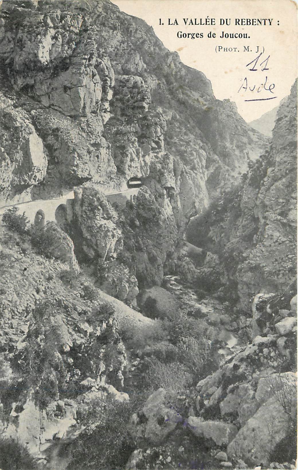 CPA La Vallee du Rebenty Gorges de Joucou 