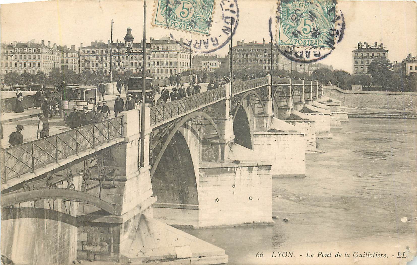 CPA Lyon Le Pont de la Guillotiere 