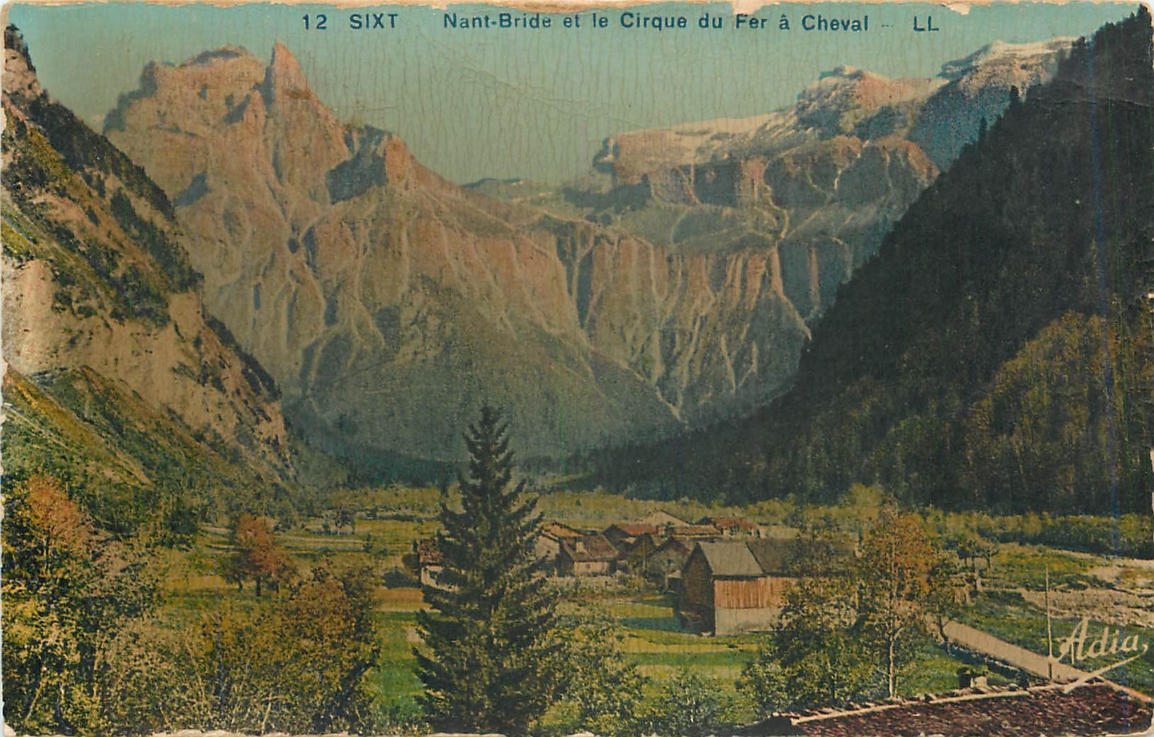 CPA Sixt Nant Bride et le Cirque du Fer a Cheval 