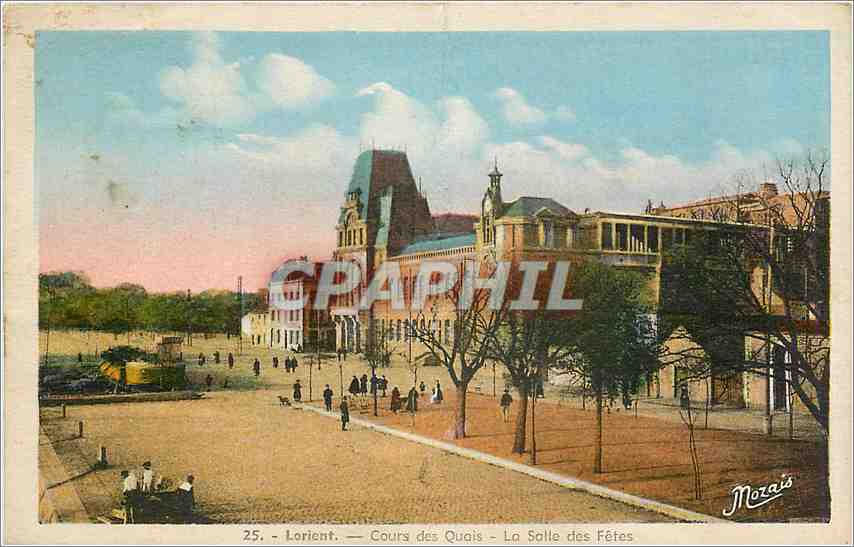 CPA Lorient Cours des Quais La Salle des Fetes 