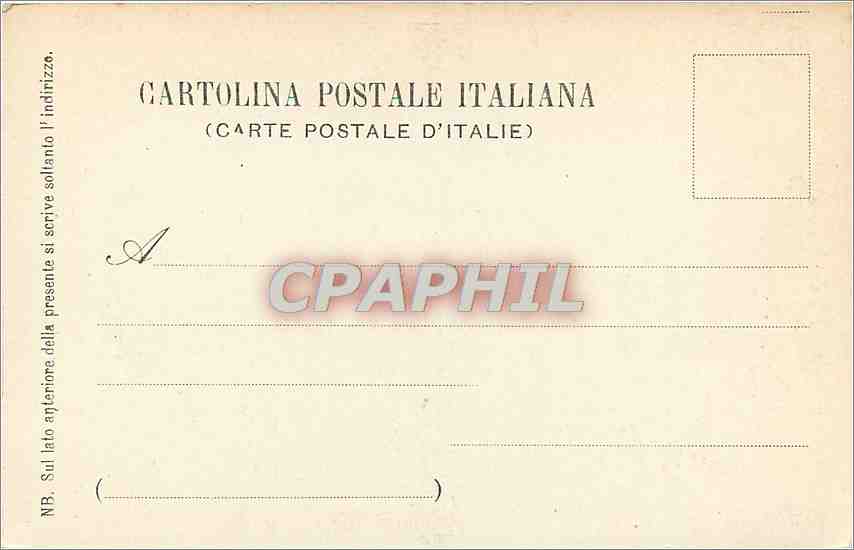 CPA Curiosite Storiche Padovane Monte di Pieta e Palazzo del Capitanio  — Rückseite