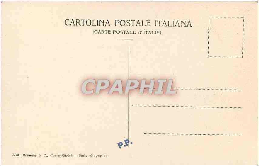 CPA Roma Tivoli Villa d'Este Fontana  — Rückseite