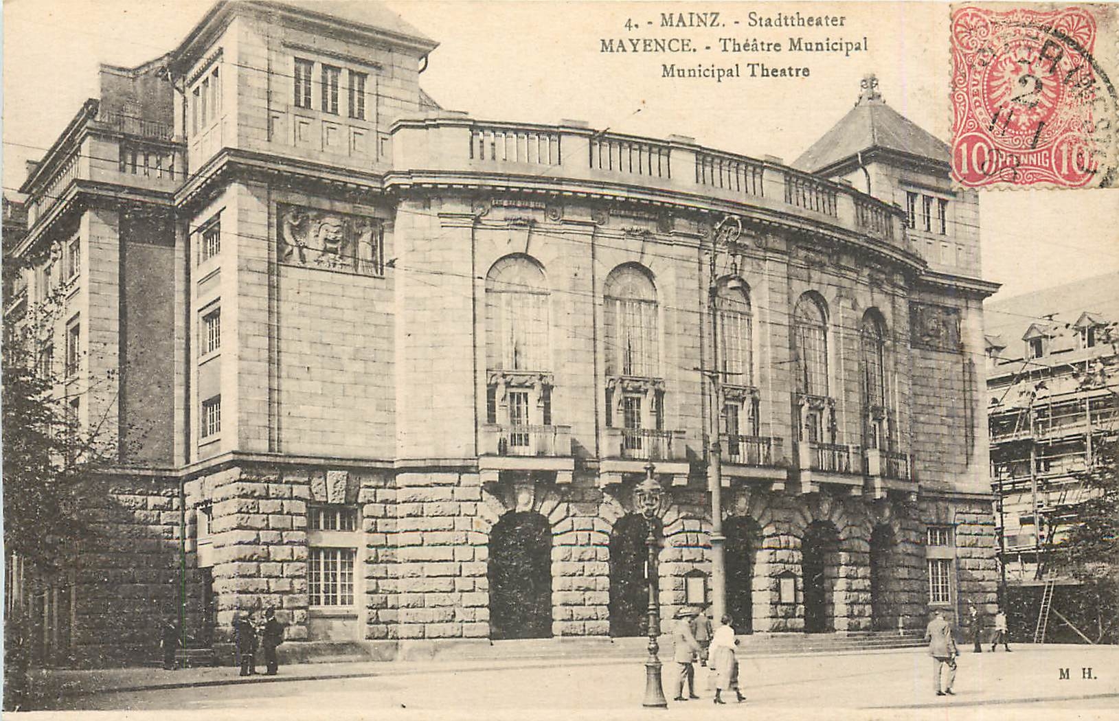CPA Mayence Theatre Municipal 