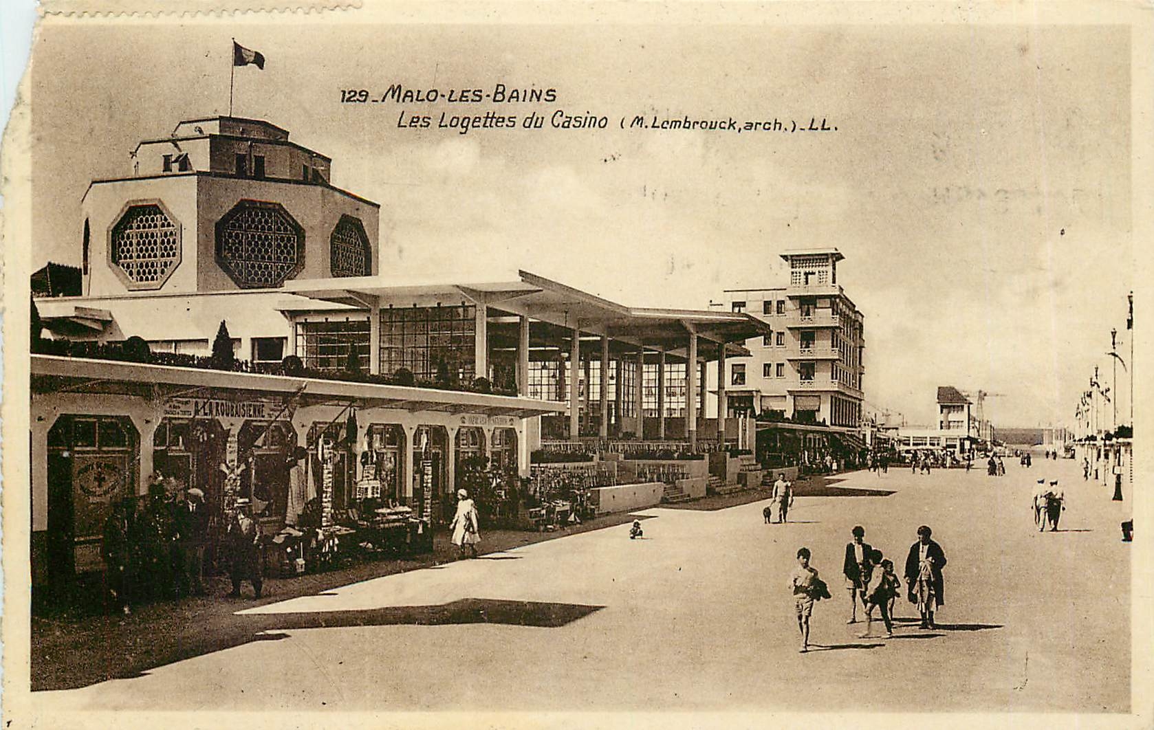 CPA Malo les Bains Les Logettes du Casino 