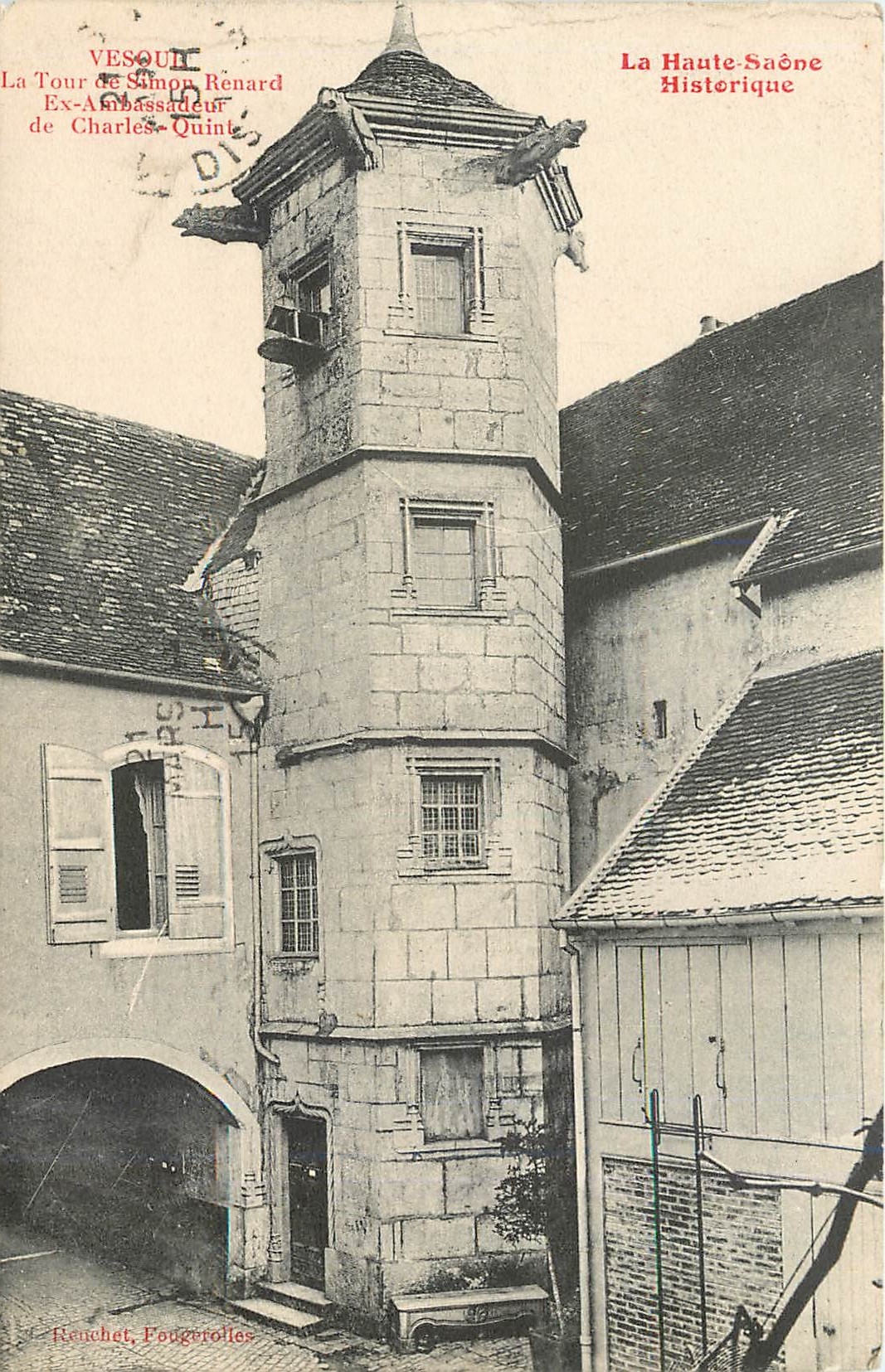 CPA Vesoul La Tour de Silnon Renard Ex Ambassadeur de Charles Quint La Haute Saone Historique 