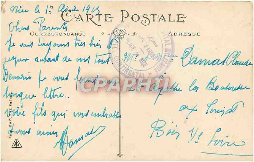 CPA Monte Carlo Le casino Salle Schmidt — Rückseite