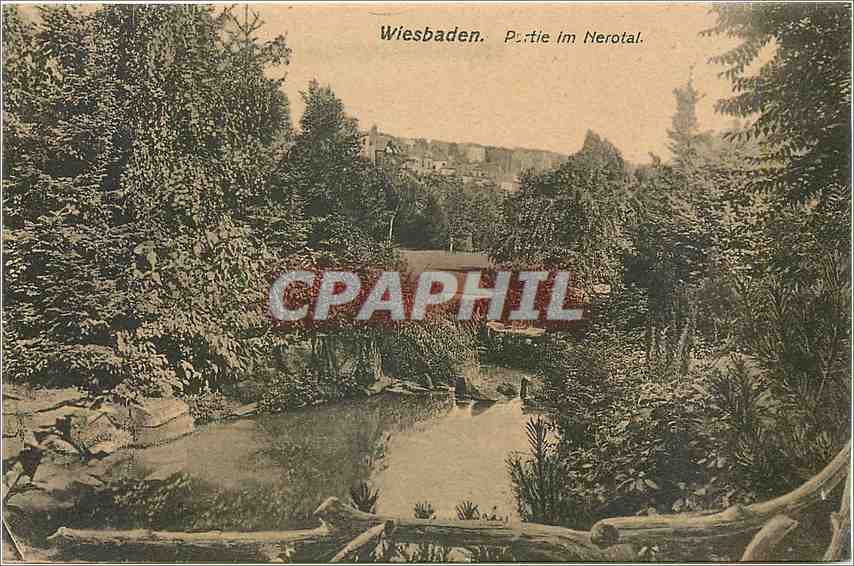 CPA Wiesbaden Portie im Nerotal 