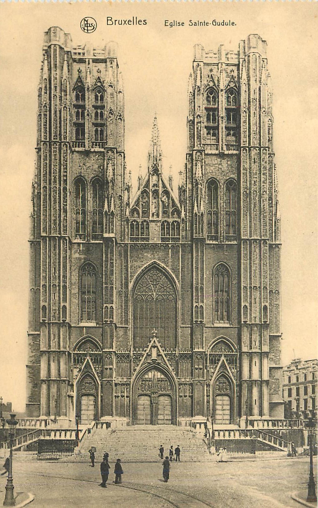 Brüssel — Kirche Saint-Gudule — Verlag Nels, Seriennummer nicht sichtbar