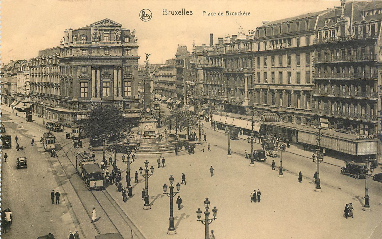 CPA Bruxelles Place de Brouckere 