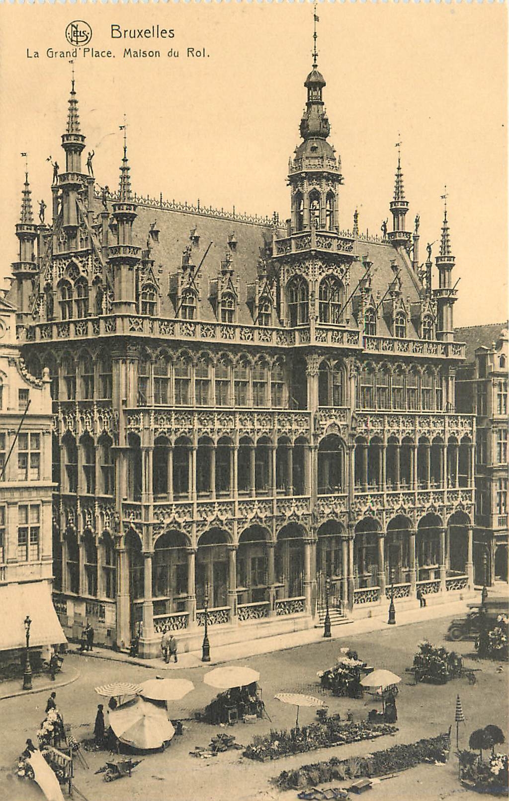CPA Bruxelles La Grand Place Maison du Roi 