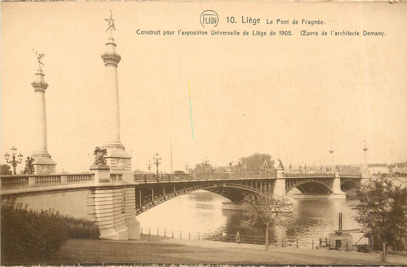 CPA Liege Le Pont de Fragnee 