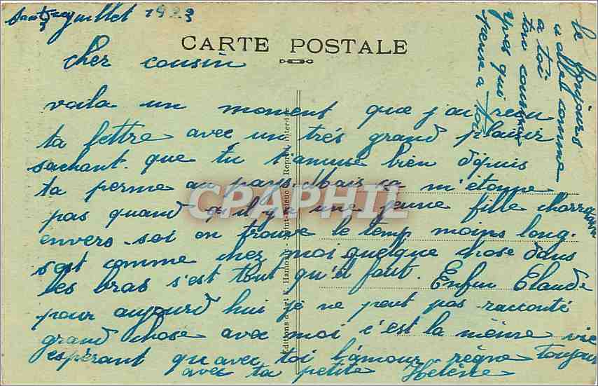 CPA Autour des Lits Clos Folklore Bretagne — Verso