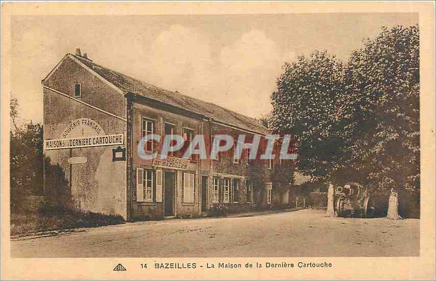 CPA Bazeilles La Maison de la Derniere Cartouche Militaria
