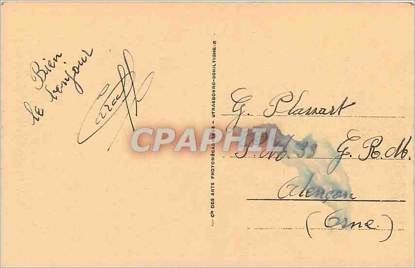 CPA Bazeilles La Maison de la Derniere Cartouche Militaria — Rückseite